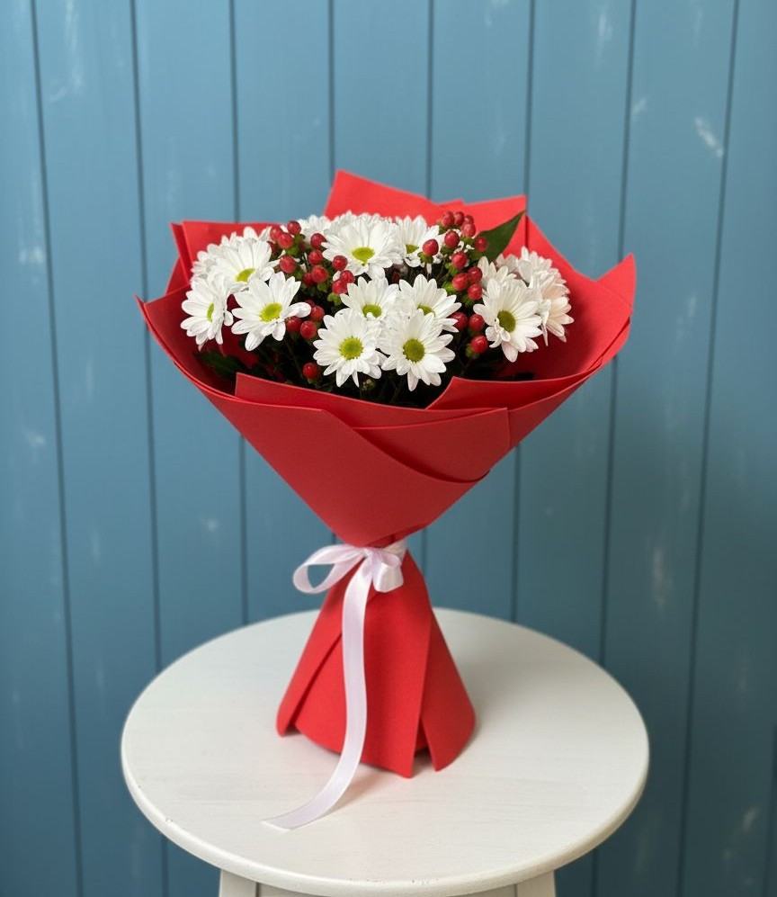 Букет цветов из: Хризантемы в Тасеево