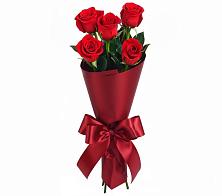 Букет 5 Красных роз Эдлесс Лав в Тасеево