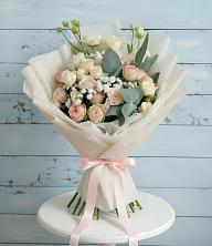 Букет цветов из:  Розы и Лизиантусы в Тасеево