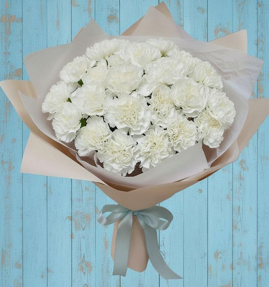 Букет цветов из: Гвоздики в Тасеево