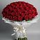 Букет 101 Красная роза Блэк Мэджик в Тасеево