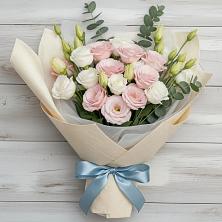 Букет цветов из:  Лизиантусы в Тасеево