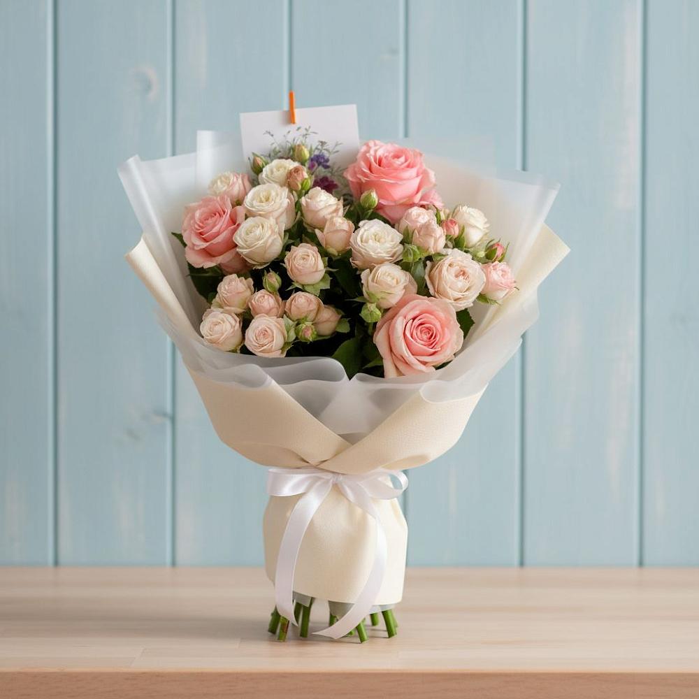 Букет цветов из: Розы в Тасеево