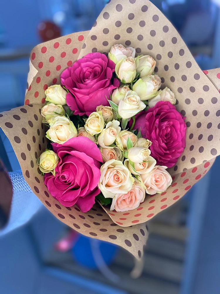 Букет цветов из: Розы в Тасеево