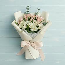 Букет цветов из:  Альстромерии в Тасеево