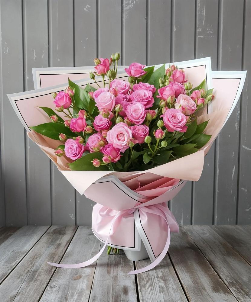 Букет Розовый кустик в Тасеево