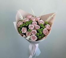 Букет цветов из:  Розы и Хризантемы в Тасеево