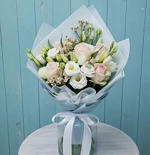 Букет цветов из:  Розы и Лизиантусы #REPLACE_PRED# Тасеево