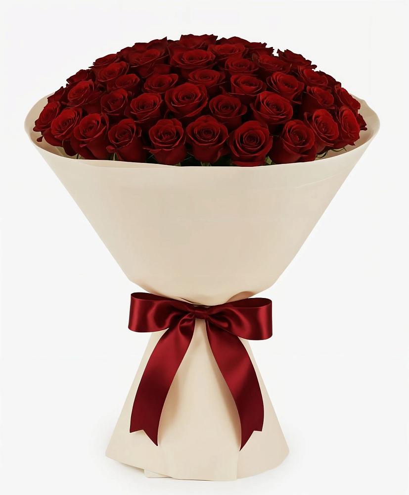 Букет 101 Бордовая роза Блэк Бакарра в Тасеево